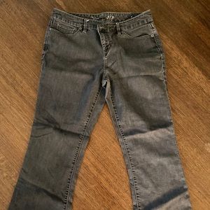 Boot cut dark grey jeans